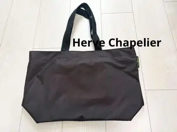 Herve Chapelier 엘베 샤프리에 토트백 브라운 파랑
