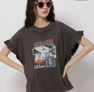 니코앤드 모듬 프릴 그래픽 티셔츠