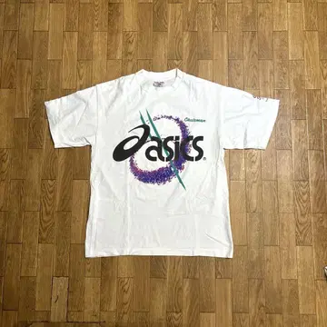 80~90년대 USA제 SOF TEE 아식스 티셔츠 화이트 아식스