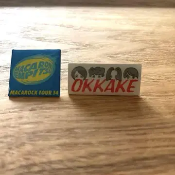 마카롱 연필 OKKAKE 핀 배지 세트