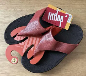 미사용 새상품 핏플랍 핏플랍 빨간색 플립플랍 22.5cm