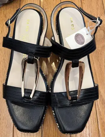 cavacava 샌들 블랙 미사용 L