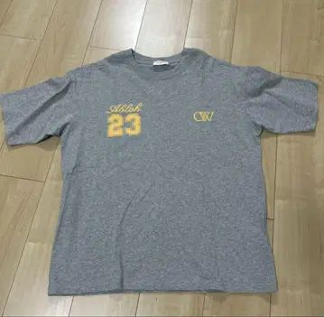 오프 화이트 티셔츠 그레이 23 Abloh