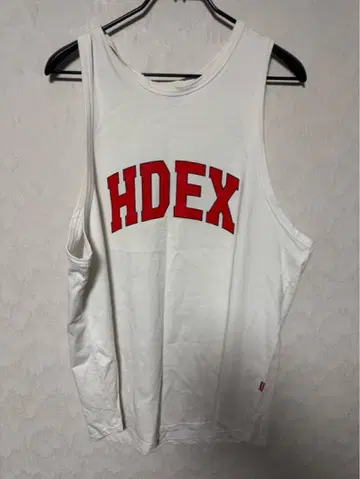 HDEX 탱크탑 화이트 XL 사이즈 약간의 얼룩