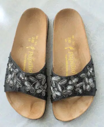BIRKENSTOCK 파필리오 마니풀 플라워 블랙 36