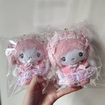 피아노 캐릭터 로맨틱 스위트 무니구루미 마스코트 2개 세트