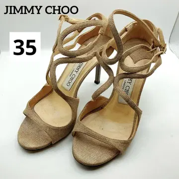 JIMMY CHOO 지미추 샌들 하이힐 23cm 베이지 신발