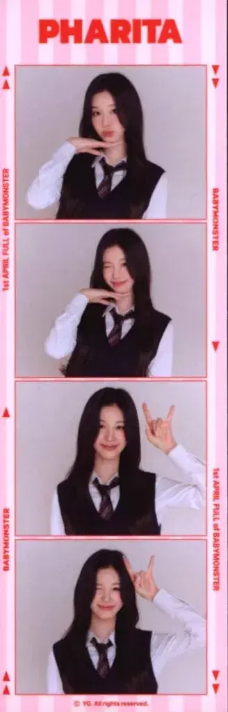 베이비몬스터 파리타 4월 1일 베이비몬스터로 가득 찬