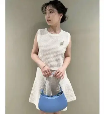 snidel 스나이델 미니 플레어 스커트 SET UP 셋업