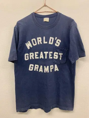 70s sears KING ROAD 펠트 프린트 포켓 T 셔츠