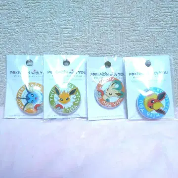 Pokemon with YOU 캔뱃지 이브이 프렌즈 포켓몬