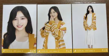 노기자카46 이노우에 카즈 브로마이드 멀티 컬러 니트