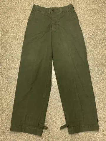 50년대 미 육군 51년 관급 M-45 필드 팬츠 W30