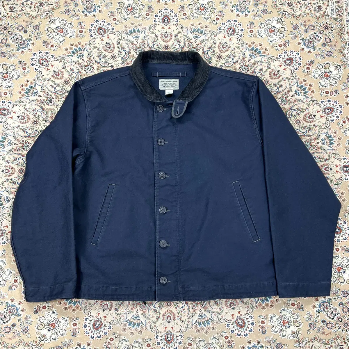 RRL | 더블알엘 [Grade A XL] RRL Double RL Dark Navy Jungle Cloth