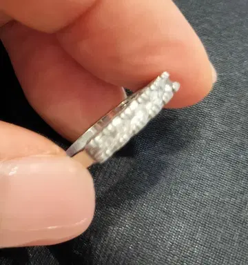 플라티나 다이아몬드 반지 1자 반지 0.15ct 플라티나 900