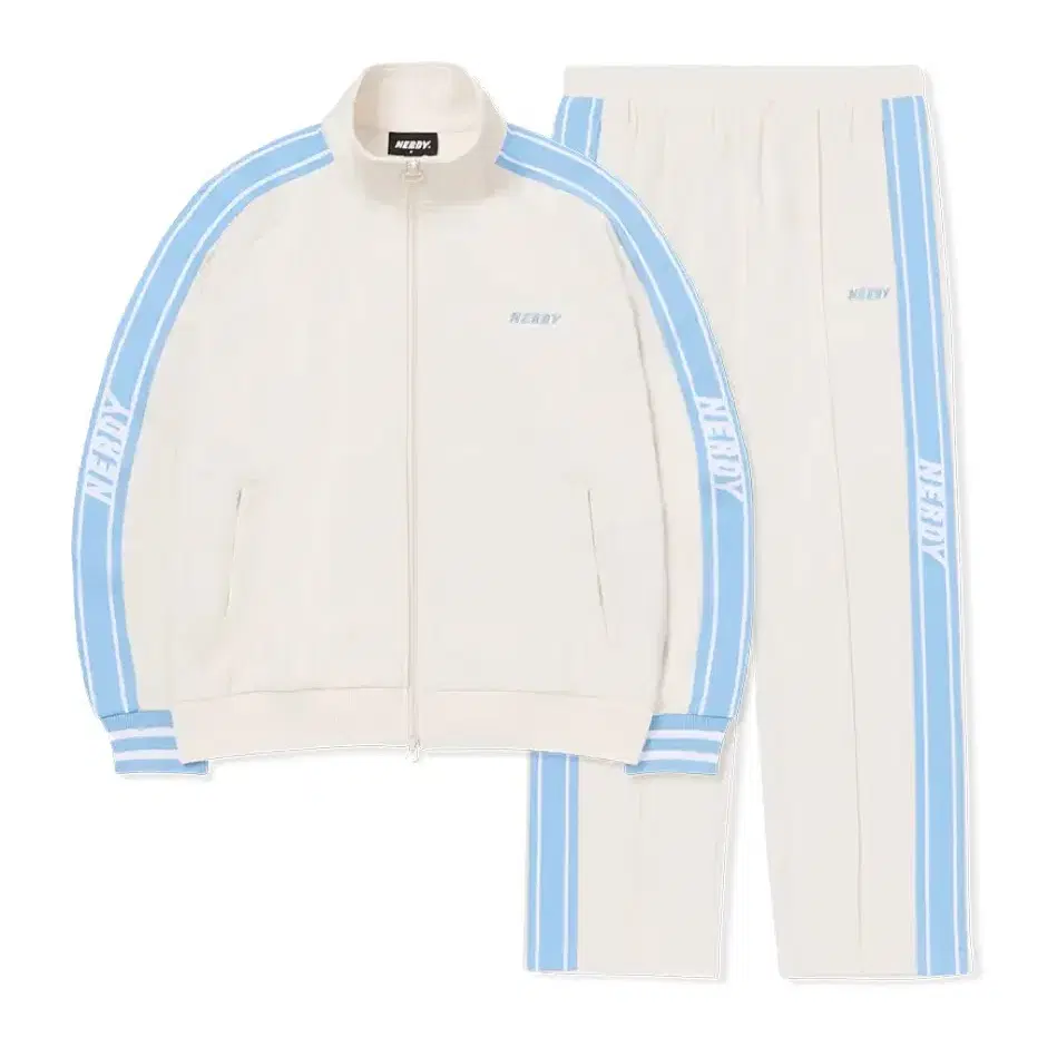 NERDY | 널디 Nuldi ny Track Top White S on Bunjang Global Site.