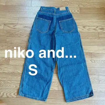Niko and  와이드 팬츠 데님