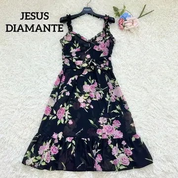 JESUS DIAMANTE 예수 디아망테 장미 꽃무늬 히메 스타일 원피스