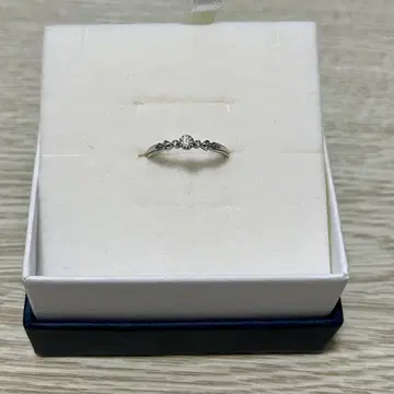 쥬얼리 츠츠미 화이트 골드 H&C 다이아몬드 반지