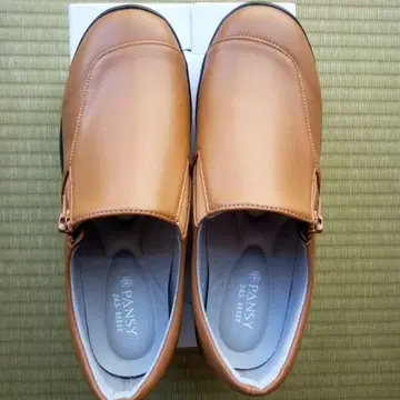 PANSY 브라운 슬립온 24.5cm EEEEE