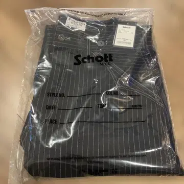 Schott 히코리 데님 팬츠 레어 사이즈 36 블랙