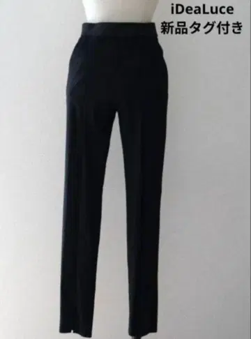 이데알루체 iDeaLuce 하이 텐션 팬츠 블랙 팬츠
