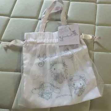 산리오 화이트 고양이 발레리나 디자인 시리즈 손잡이 달린 복조리