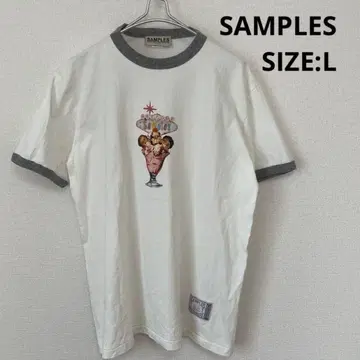 SAMPLES 트림 티셔츠 SIZE:L 아사오카 슈