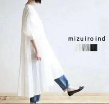 mizuiroind 미즈이로 인드 밴드 카라 롱 원피스