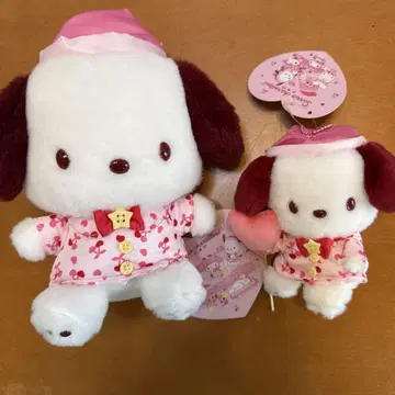 산리오 포차코 호칸스 디자인 파자마 봉제 인형 마스코트 홀더
