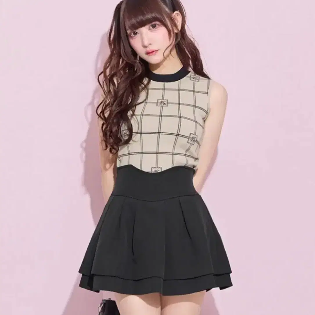 【kishidamiki 】 poodle fur mini skirt poodle fur mini skirt kishidamiki ブラック FOX FUR Bussle Skirt