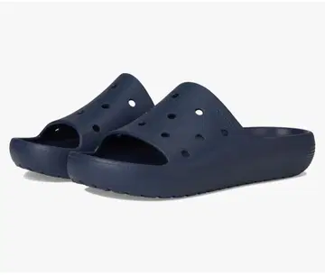 Crocs 샌들 클래식 슬라이드 네이비 25cm