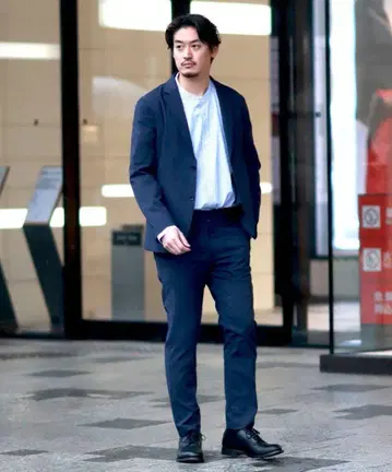 JOURNAL STANDARD 세탁 가능한 캐주얼 수트 L 네이비