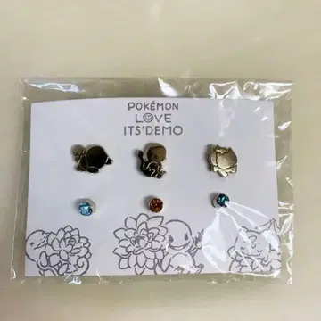 미사용 새상품 이츠데모 포켓몬 스타팅 포켓몬 귀걸이