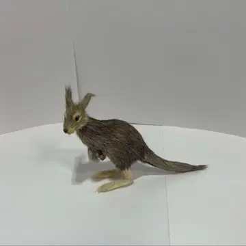 캥거루 인형 털 소재 약 10cm