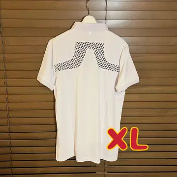 J.LINDEBERG 제이 린드버그 남성용 반팔 피케 셔츠 화이트 XL