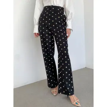 벌스데이 바쉬 린넨 도트 팬츠