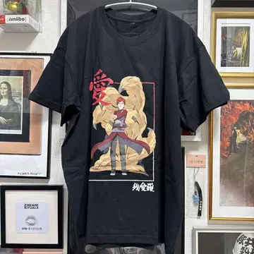 NARUTO 가아라 티셔츠 나루토 애니메이션 만화