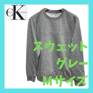 캘빈클라인 진 CalvinKlein 맨투맨 M 그레이 새상품급