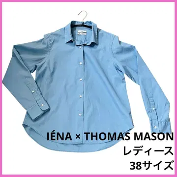 이에나 토마스 메이슨 여성용 셔츠 38 L IENA 겉옷 블루