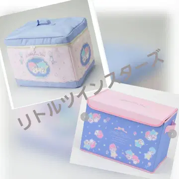 산리오 리틀트윈스타 키키라라 뚜껑이 있는 수납 박스