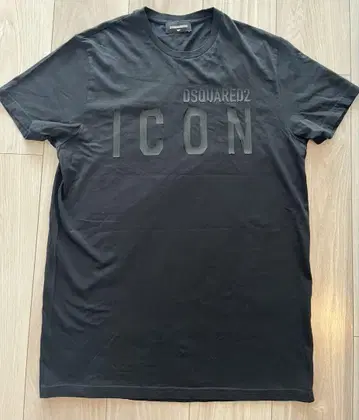 DSQUARED2 ICON 블랙 티셔츠