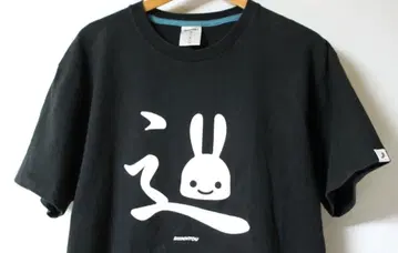 CUNE(큔) 토끼 양면 프린트 티셔츠 L SHINNYOU
