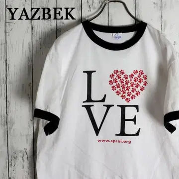 레어 멕시코제 YAZBEK 동물 보호 단체 SPCAI 개 발 링거 티셔츠