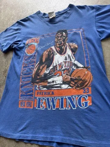 90년대 USA제 KNICKS 패트릭 유잉 빈티지 티셔츠