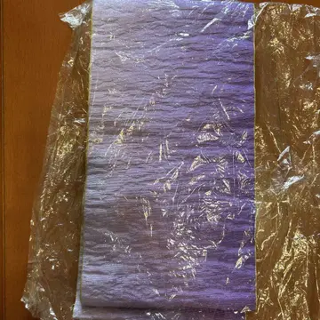 미사용 보라색 오비 폭 17cm