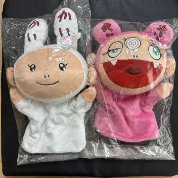 무라카미 다카시 카이카이 키키 퍼펫 봉제 인형 2개 세트