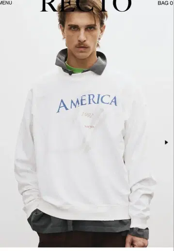 RECTO AMERICA 1992 롱 슬리브 미사용 미개봉 M