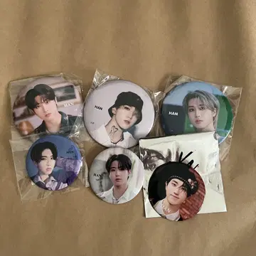 HAN 캔뱃지 6개 세트