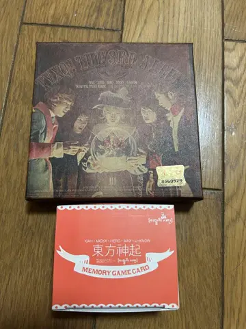 동방신기 3rd Album + 메모리 게임 카드